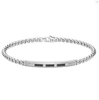 Bracelet Zancan Man in Silver Diamante ESB305-1